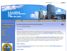 Tablet Screenshot of floridamoldinspectors.us